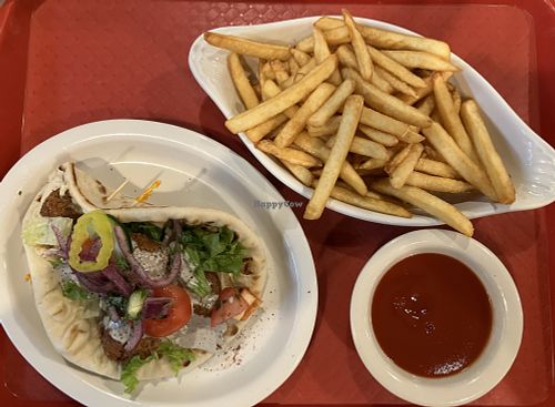 Falafel sandwich  at Mediterranean Grill in Bellevue