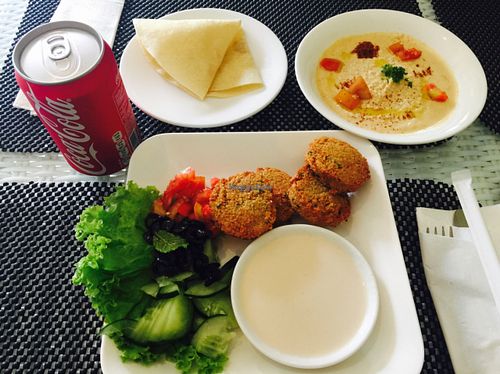 set lunch  at Falafel House in Kuta