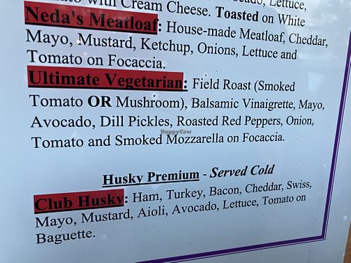 deli option  at Husky Delicatessen in Seattle