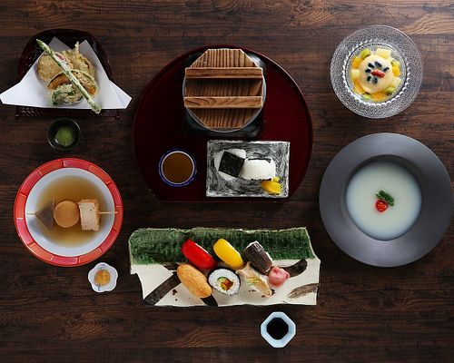 Vegan Kaiseki at Okukinosaki Seaside Hotel in Toyooka
