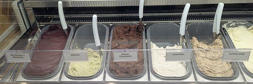 dairy-free flavors at Bonta Gelato in Portland