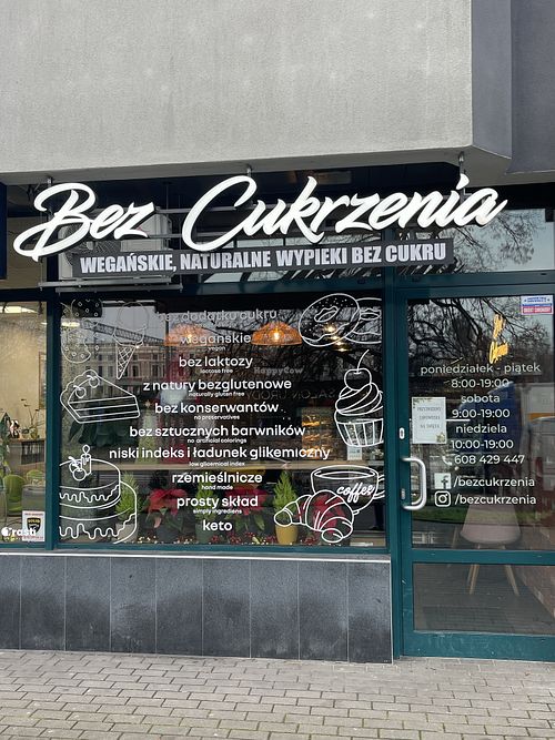Vegan bakery   at Bez Cukrzenia in Gdansk