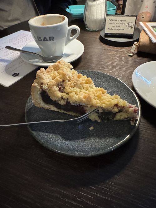 Cherry cake was delicious   at Café BAR in Niedersachsen