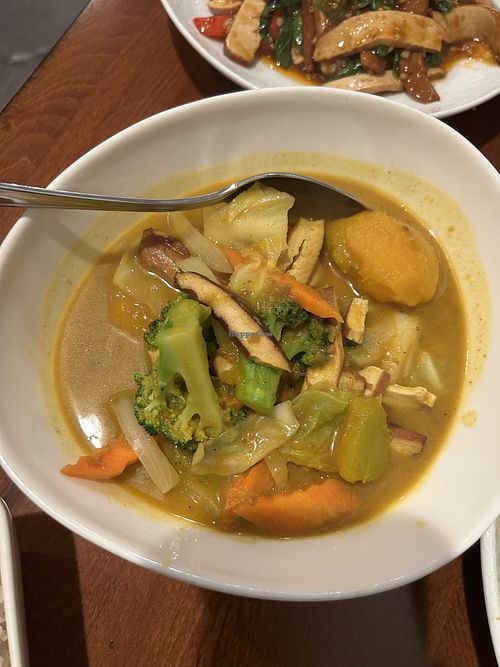 Pumpkin curry - delicious!   at Chef Burma in Sacramento