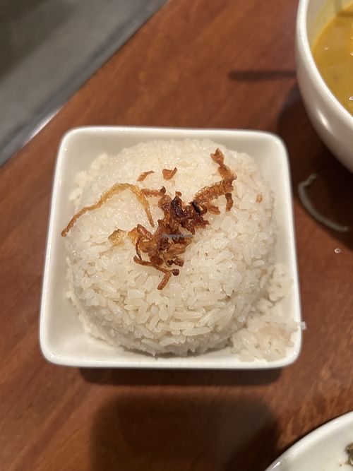 Coconut rice - so good!   at Chef Burma in Sacramento