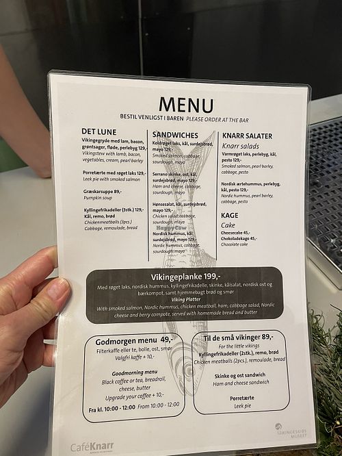 Last sandwich and first salad on the menu can be made vegan 🌱   at Café Knarr in Roskilde