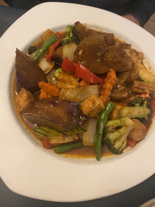 Eggplant basil  at A Little Thai Kitchen in New Jersey