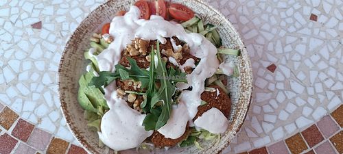 Falafel-Salat at Moena - Magdeburg in Magdeburg