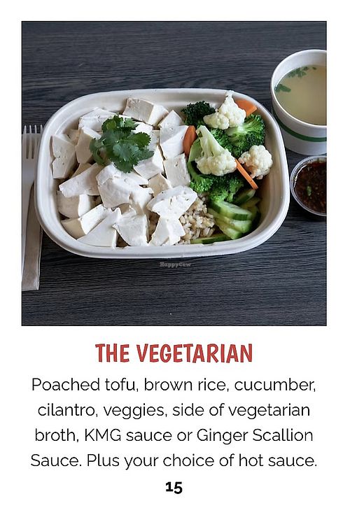 The Vegetarian (It is also vegan)  at Rooster & Rice in Costa Mesa