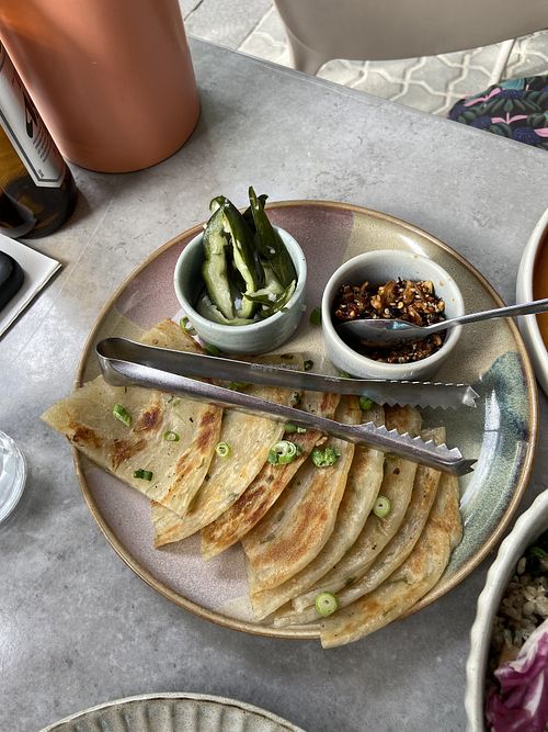 Shallot pancake   at Bobibao in Bowden