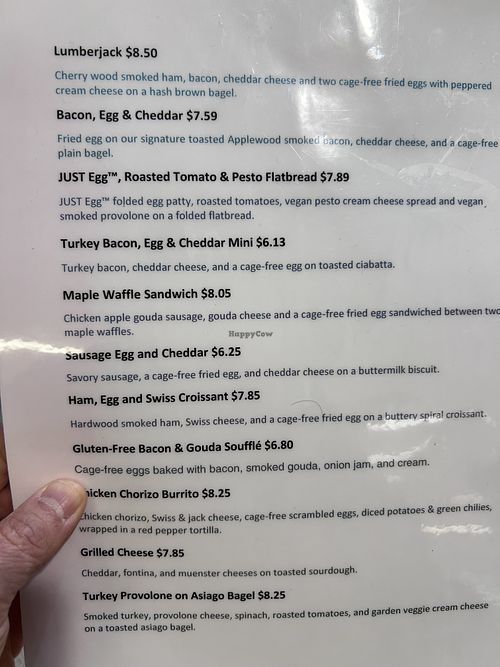 Menú  at Caribou Coffee DFW in Dallas