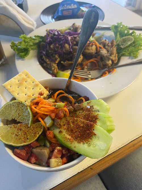 Ceviche Vegano at Restaurante Vegetariano Primavera Zona 10 - 春天素食餐廳 in 