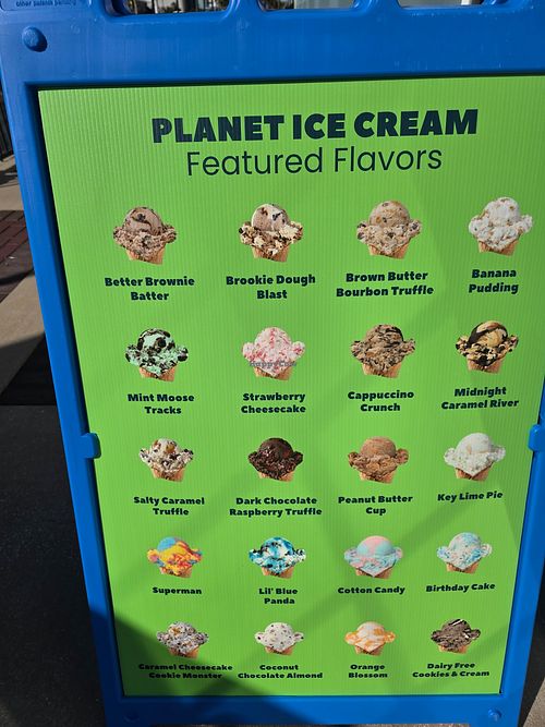  at Planet Ice Cream & Candy in Treasure Island