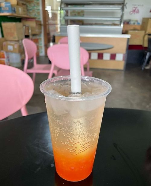 passion fruit mango fizzy at Sushimi Cafe Kapiti in Wellington Region