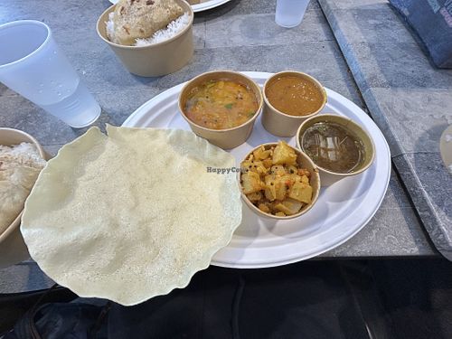 Lunch thali  at Sri Annapoorani Express in Salt Lake City