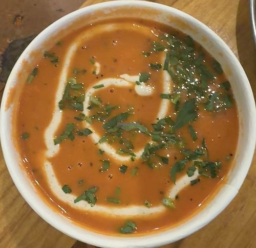 tomato basil bisque bowl!  at Plant Italia in Creve Coeur