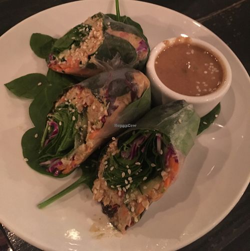 kimchi spring rolls!! Yummmm at Avo in Nashville