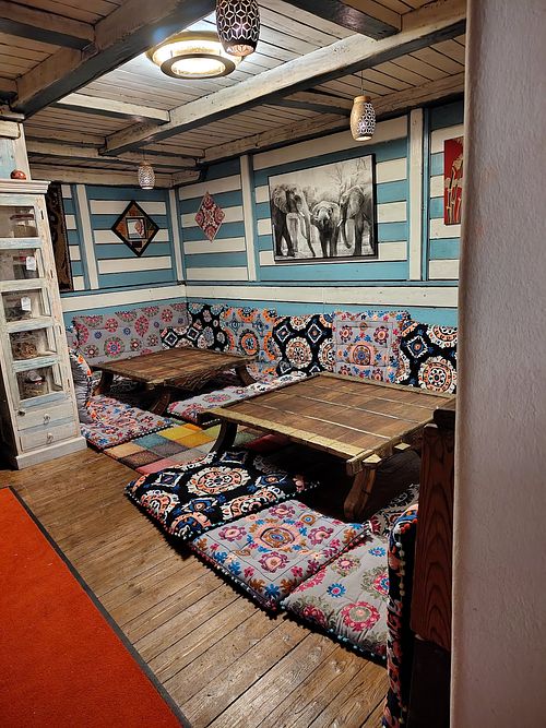 hinterer Sitzbereich at Indie Curry Haus  in Bayern