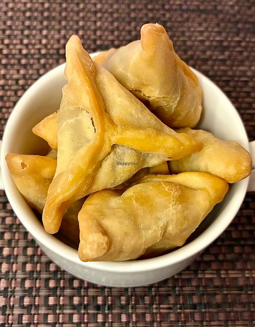 Spinach fatayer  at The World Eatery in Dubai