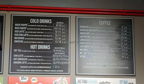 Menù. at 5 to go Hanul lui Manuc in București