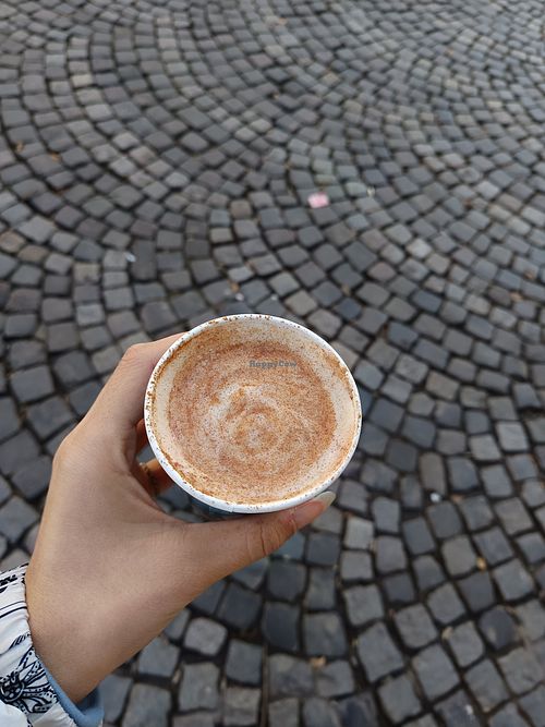 Cappuccino. at 5 to go Hanul lui Manuc in București