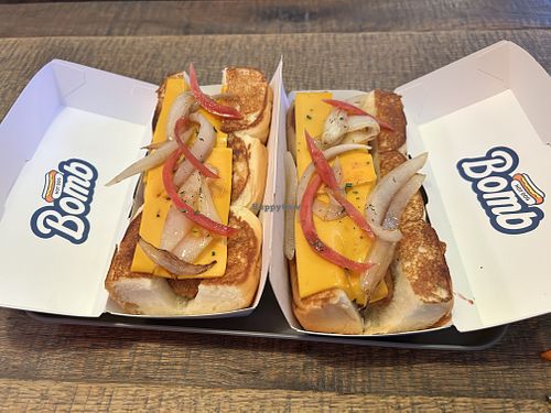 Veggie Dogs   at Bomb hot Dog in Los Angeles