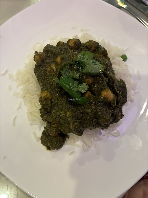 Chana Saag  at Dosa Grill Wappinger in Wappingers Falls