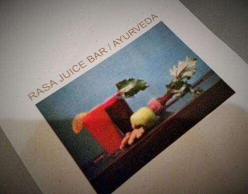 menu - small and seasonal at RASA Kitchen + Juice Bar in Santa Fe