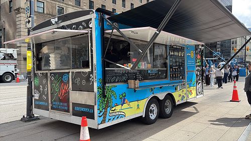   at Chickpea Food Truck in Vancouver