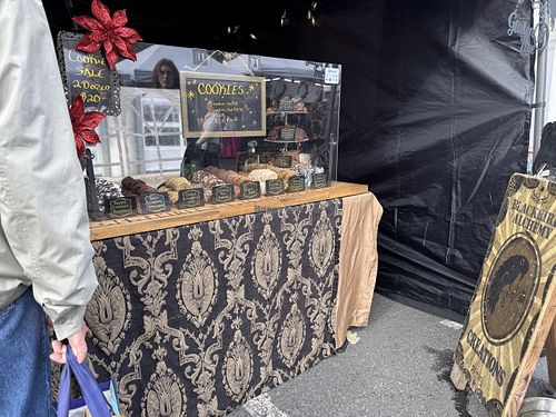 Cookie selectionn  at Blackbird Alchemy in Vancouver