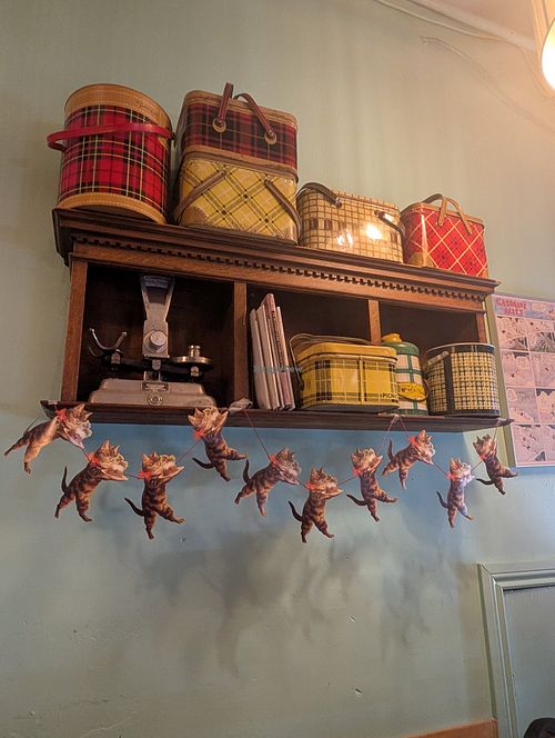 Decoration at Wanda's Pie in the Sky in Toronto