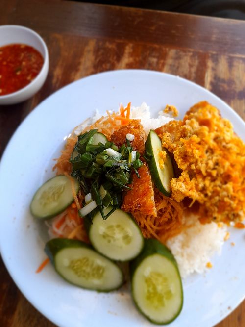 Com tam chay at Bánh ướt Chay, Bánh Mì Chay in Thành Phố Hồ Chí Minh