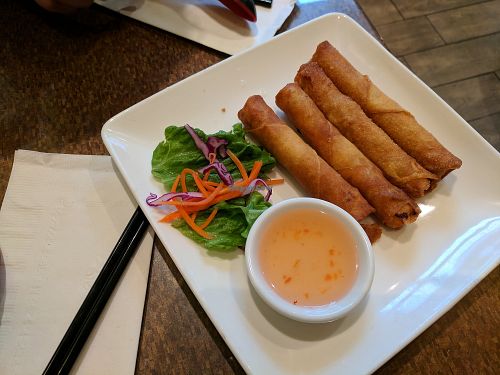 Spring rolls at Tamarind Vietnamese Grill and Noodle House in Calgary
