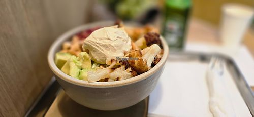 My favourite dish: cauliflower bowl, with plenty of creamy hummus.  at studio shawarma in Grad Beograd