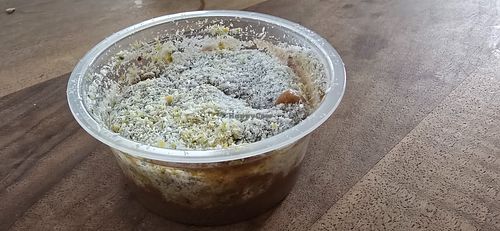 Meghil: very interesting traditionally vegan Middle Eastern dessert.  at studio shawarma in Grad Beograd