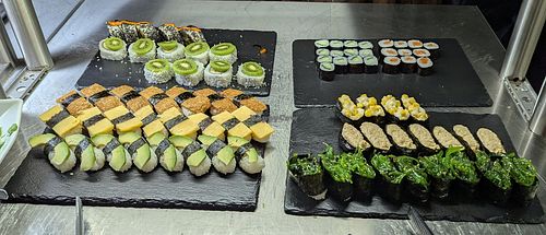 Almost all vegan (except 2) at Yummy Buffet in Uusimaa