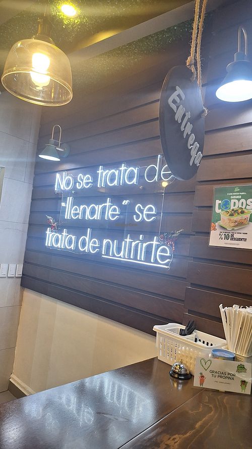 Aquí un facto 👌🏻 at Vegetalia in Puebla