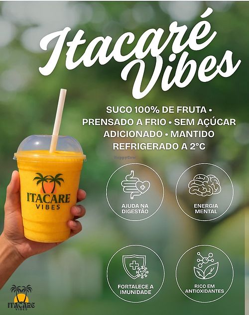 I tried Itacaré Vibes and loved it. Their juices are 100% fruit, cold-pressed, and made fresh daily—no added sugar, no additives, and nothing artificial. Everything is kept properly chilled (around 2°C). at Itacaré Vibes in Bahia