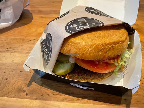 build-your-own burger at The Stand in San Jose