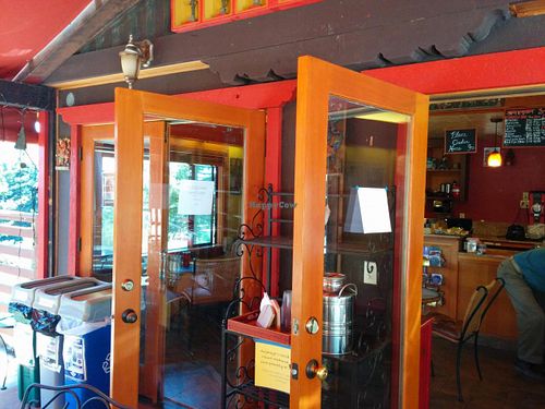 entrance at Anjaneya's World Cafe in Watsonville