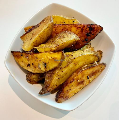 Herb roasted potatoes  at LIV Restaurant in Dubai