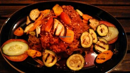 Vegan Bolognase at Amrita Garden in Chiang Mai