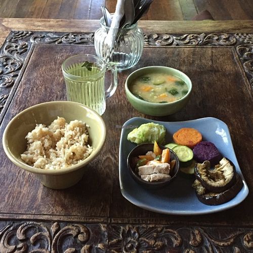 The set lunch deal at Amrita Garden in Chiang Mai