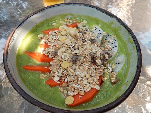 Green Smoothie Bowl at Amrita Garden in Chiang Mai