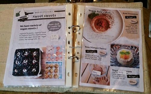 vegan sweets at Amrita Garden in Chiang Mai