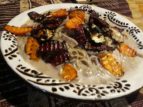 Miso Cream Bolognase at Amrita Garden in Chiang Mai