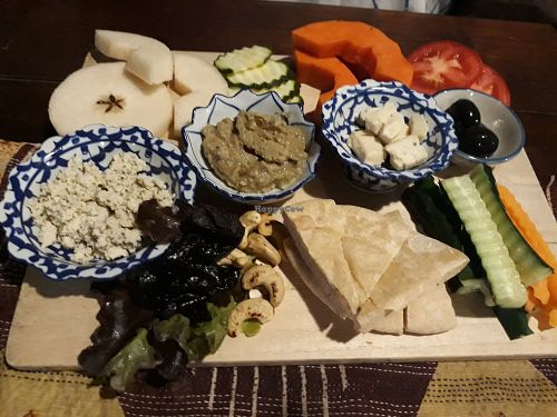 Vegan Platter at Amrita Garden in Chiang Mai