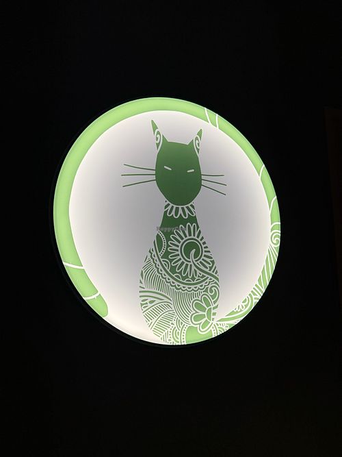 sign at Katzentempel Hamburg Hafencity in Hamburg