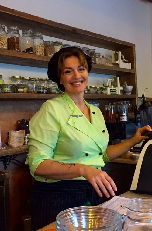 Cinzia. Owner, chef, and everything else inside Bioveggy :-) at Bioveggy in Florence