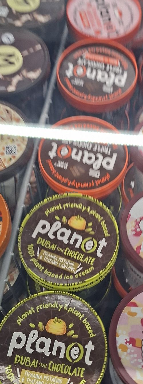 Planet vegan ice cream at ΑΒ Βασιλόπουλος in Rhodes
